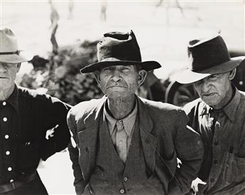 DOROTHEA LANGE (1895-1965) Ex-tenant farmer on relief grant in the Imperial Valley, California.                                                  